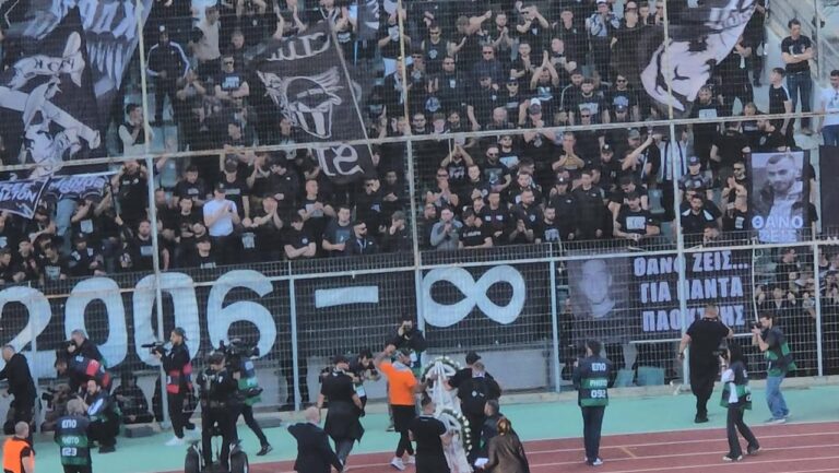 Τρομερή στιγμή: Οι οπαδοί του ΟΦΗ τιμούν τα αετόπουλα… (video)_69ecf05d5813a.jpeg